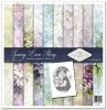 Seria Spring Love Story - wiosenne, akwarelowe kwiaty*Spring watercolour flowers, black and white portraits of lovers*Frühlingsblumen in Aquarell, Schwarz-Weiß-Porträts von Verliebten*Flores primaverales en acuarela, retratos de enamorados en blanco y neg